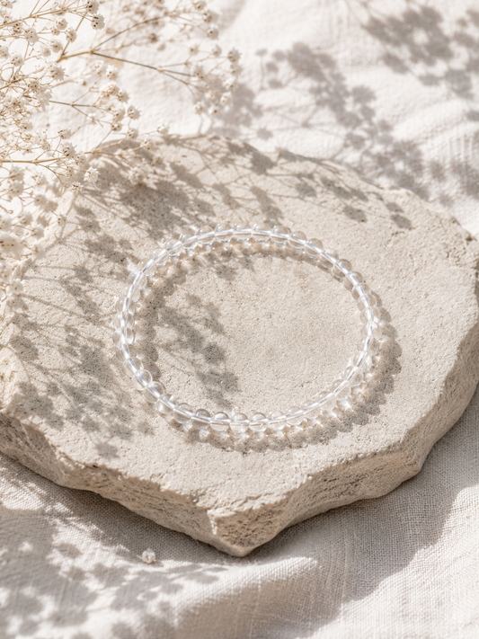 BERGKRISTALL ARMBAND 4MM (AA QUALITÄT)